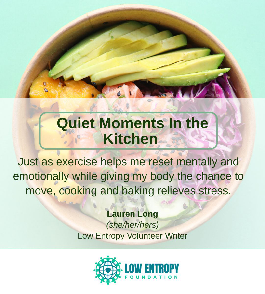 Quiet Moments In the Kitchen 