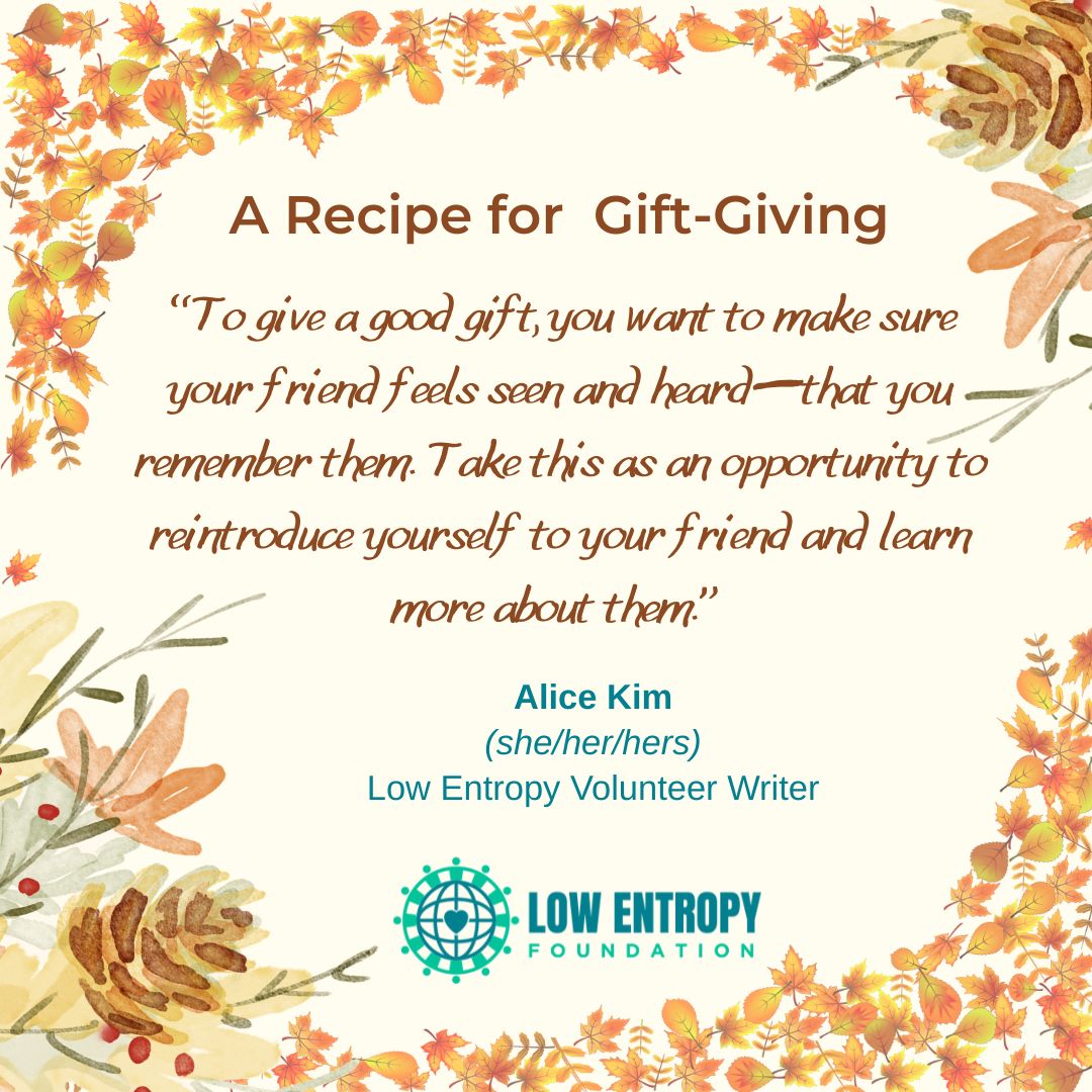 A Recipe for Gift-Giving