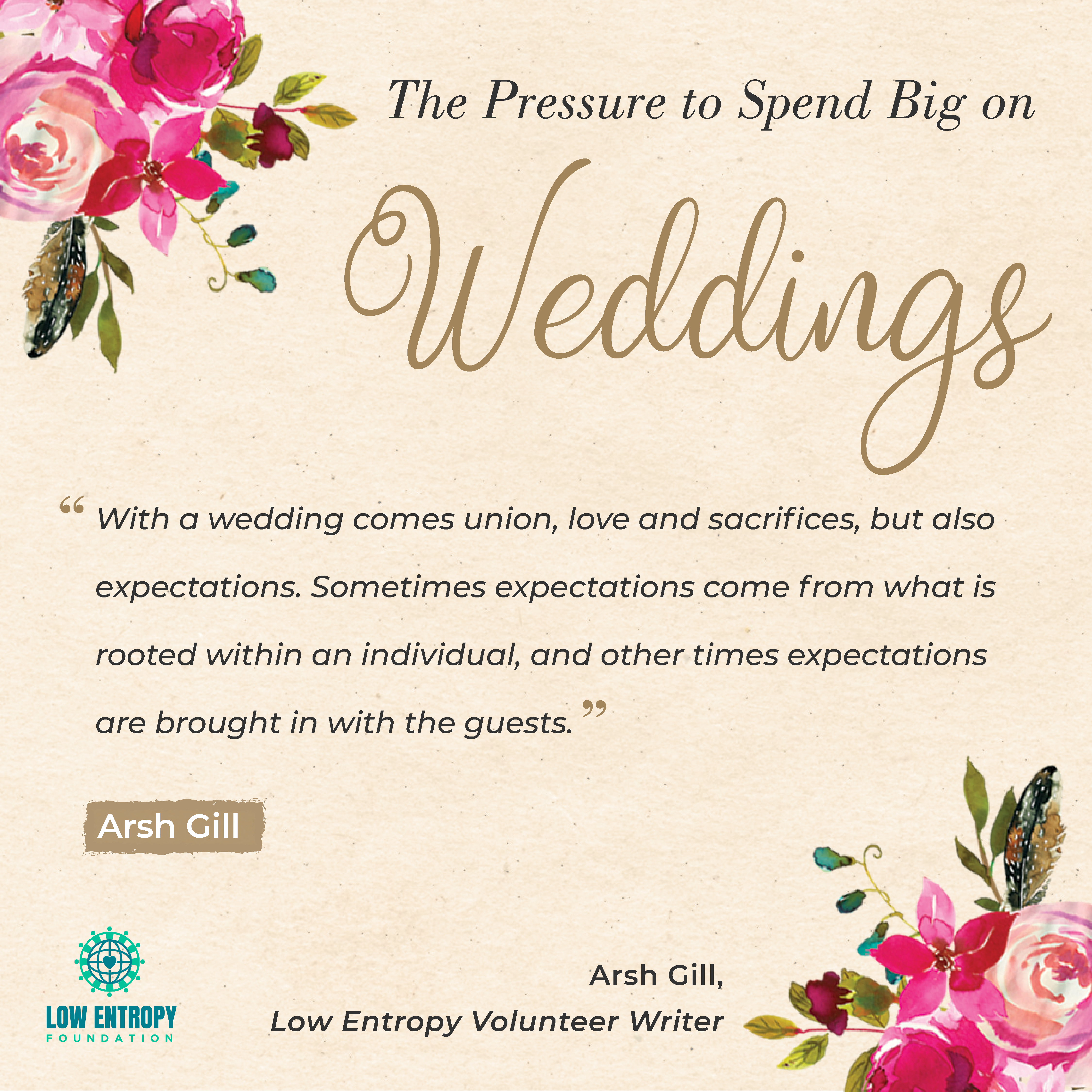 The Pressure to Spend Big on Weddings