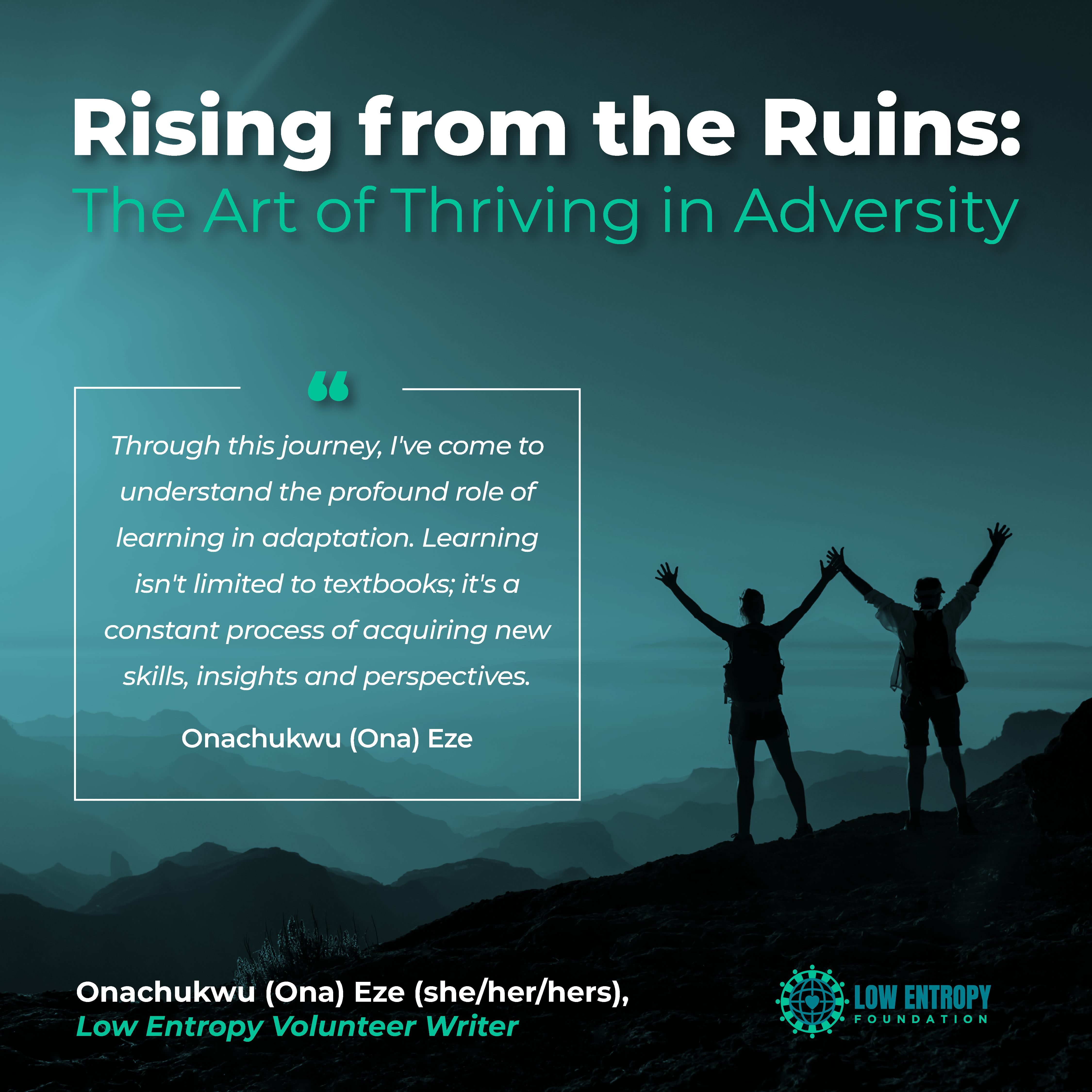 Rising from the Ruins: The Art of Thriving in Adversity