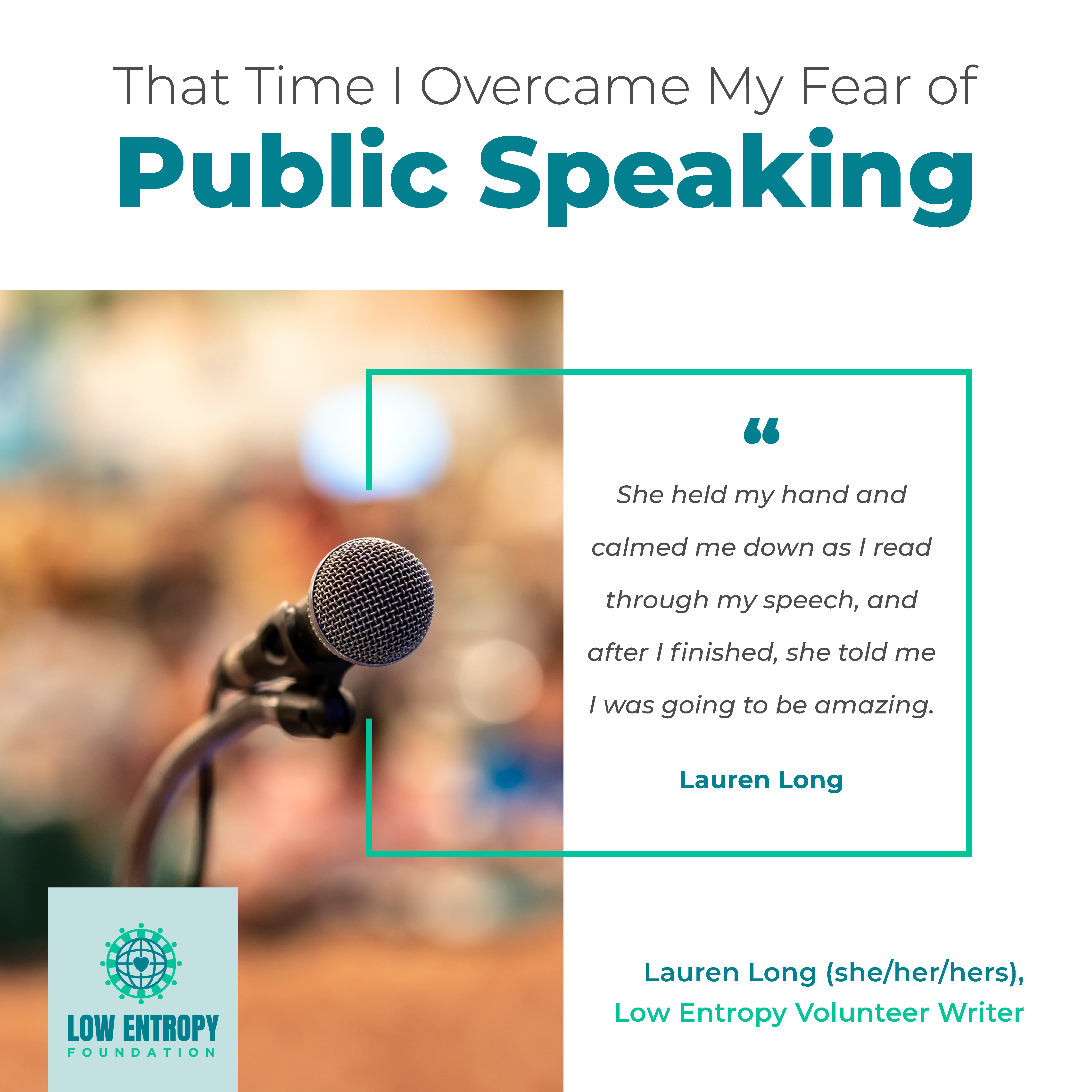 That Time I Overcame My Fear of Public Speaking