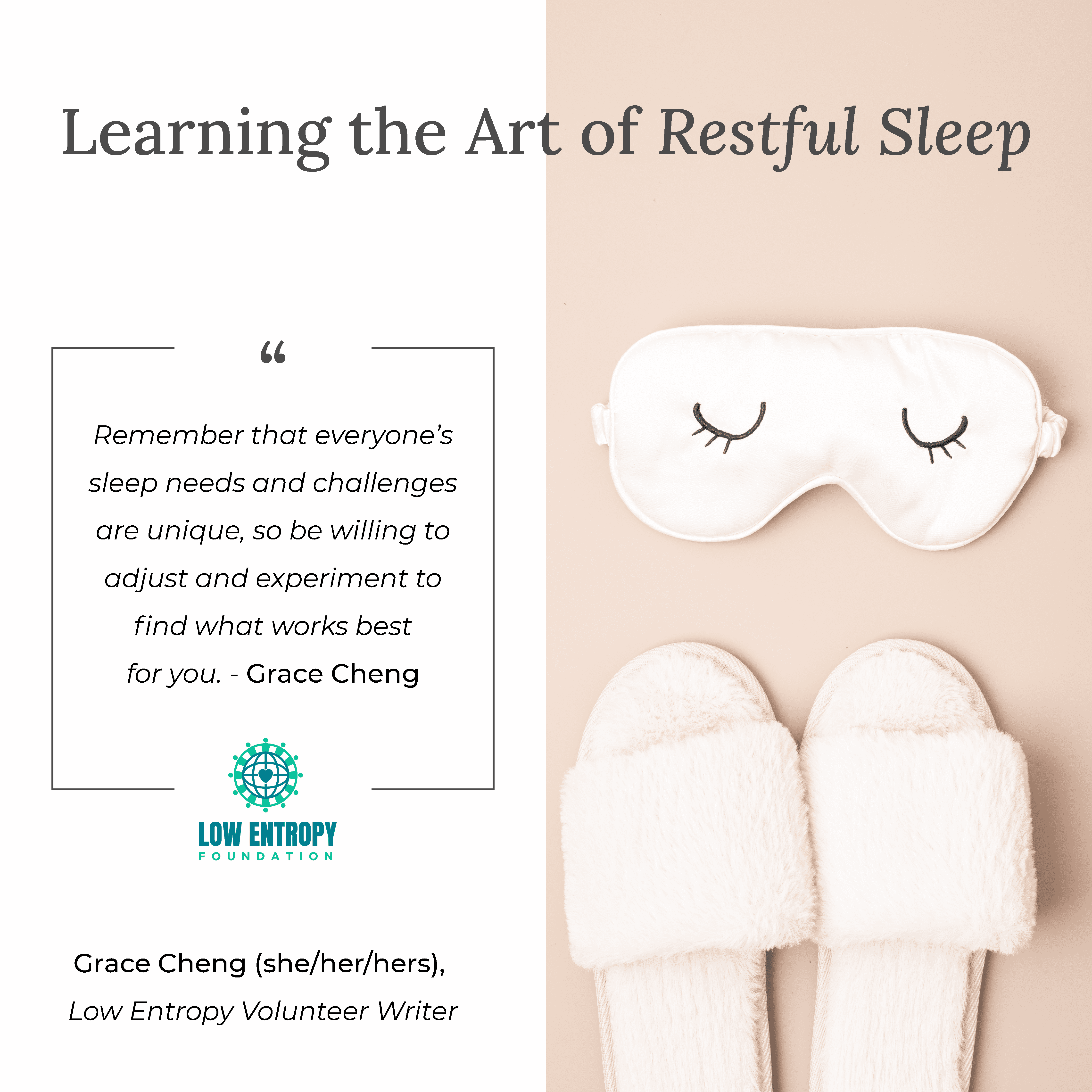 Learning the Art of Restful Sleep