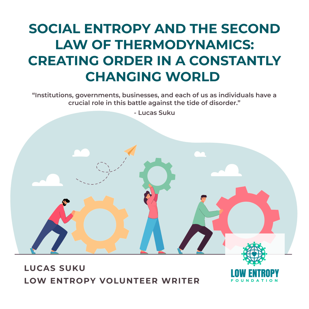 Social Entropy and the Second Law of Thermodynamics: Creating Order in a Constantly Changing World