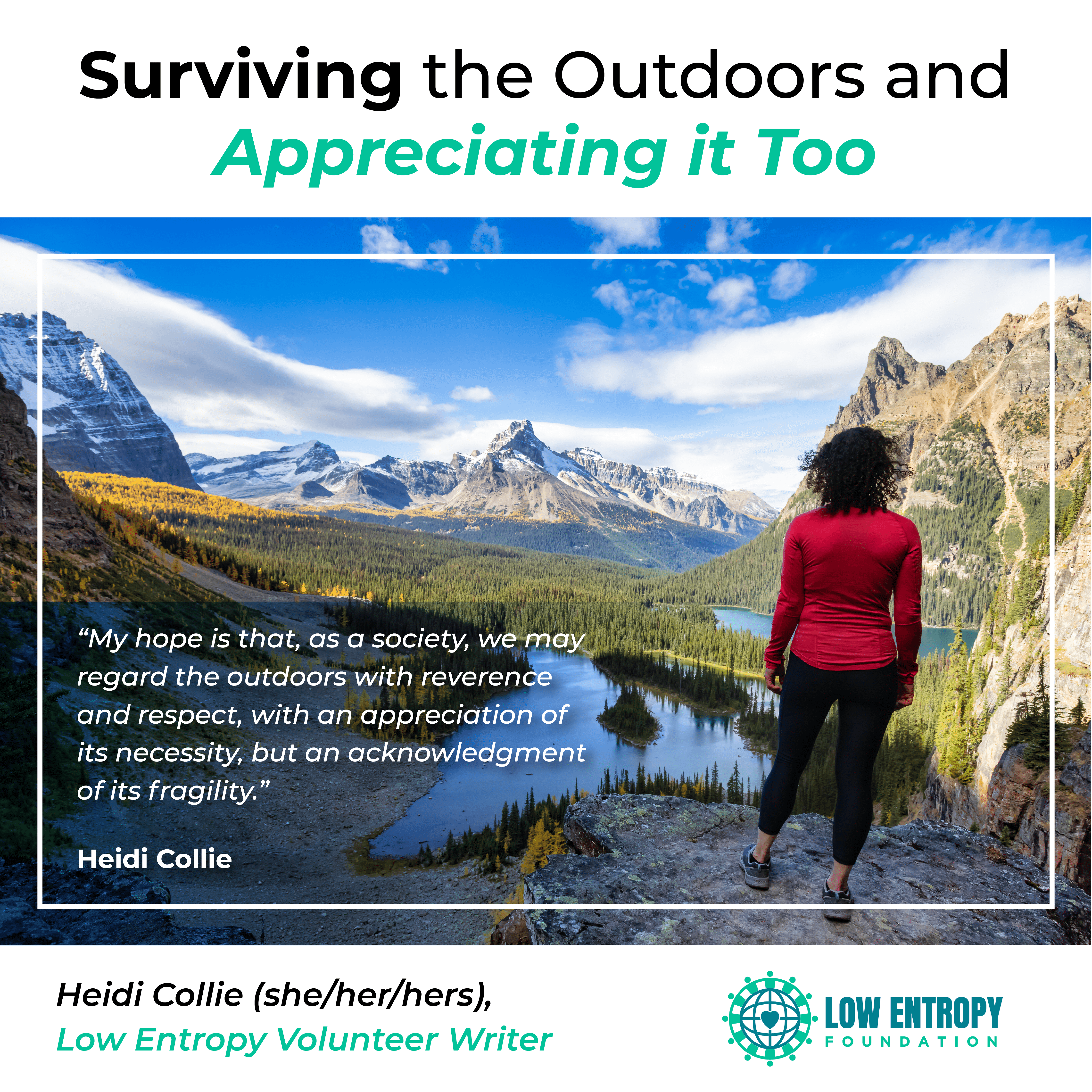 Surviving the Outdoors and Appreciating it Too