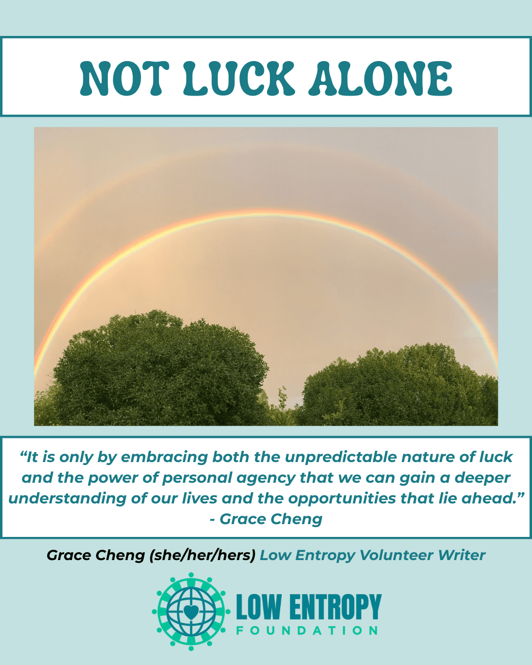 Not Luck Alone