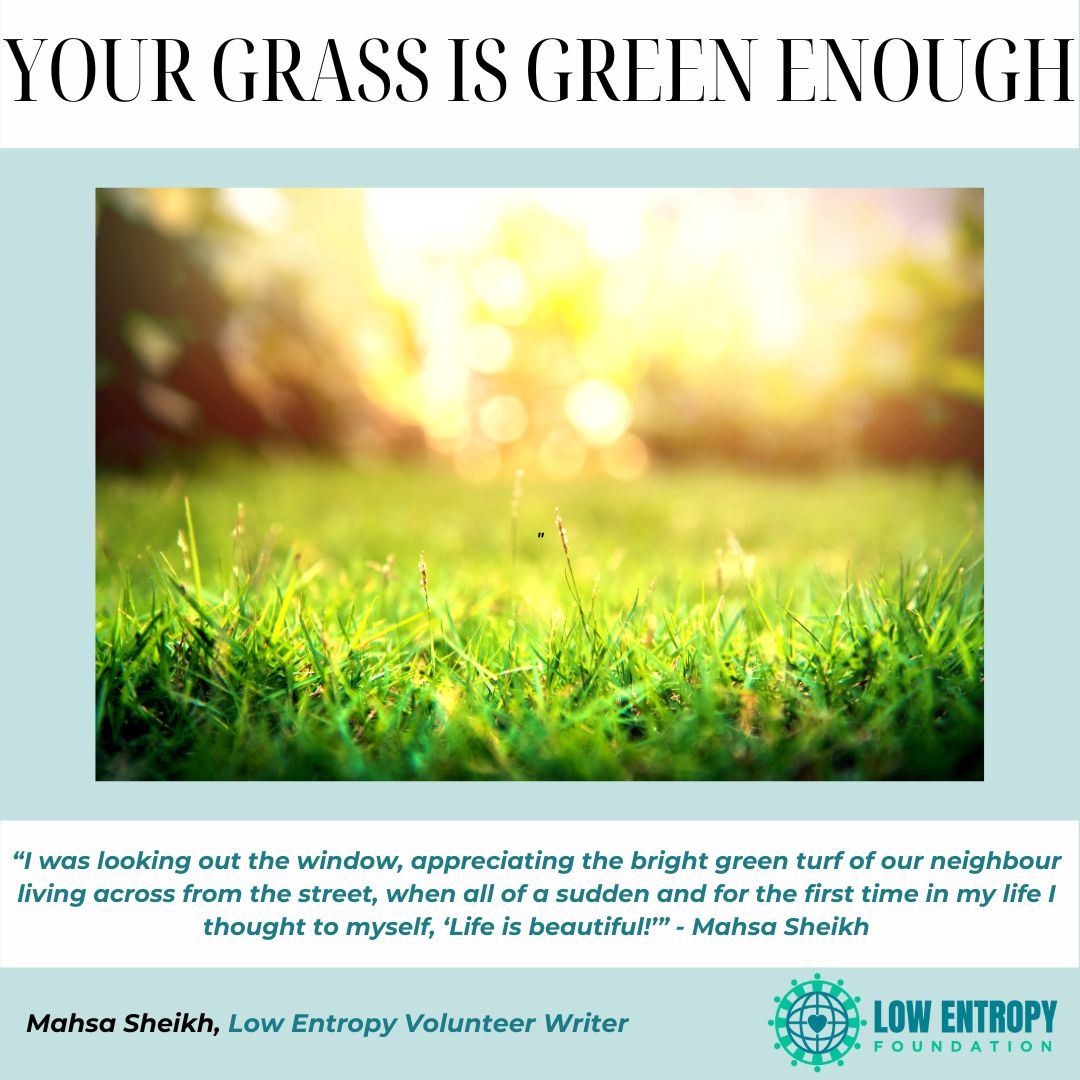 Your Grass Is Green Enough